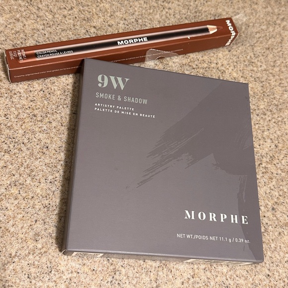 NIB Morphe Smoke & Shadow Palette and Eyeliner Set - Picture 1 of 5